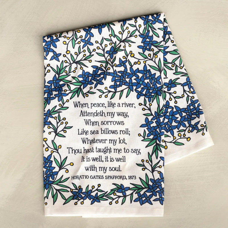 It Is Well Tea Towel - Needle and Grain
