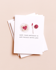Jam - Packed With Love Birthday Card - Needle and Grain