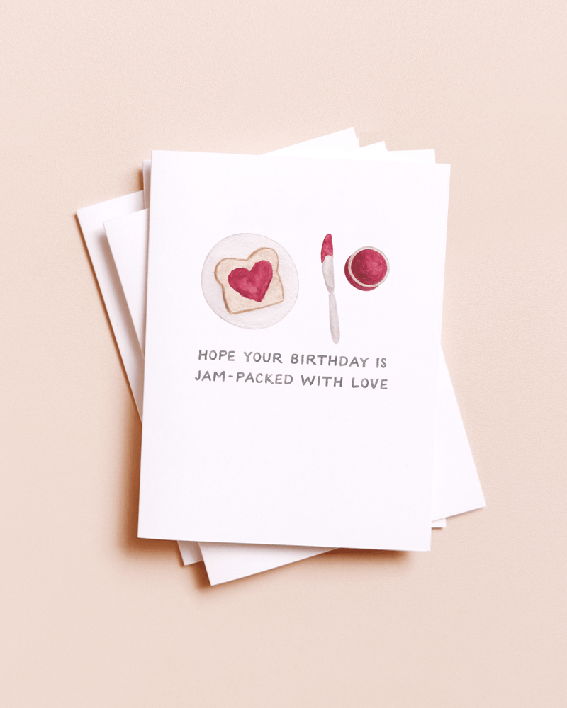Jam - Packed With Love Birthday Card - Needle and Grain