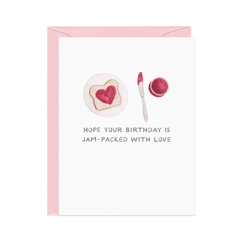 Jam - Packed With Love Birthday Card - Needle and Grain