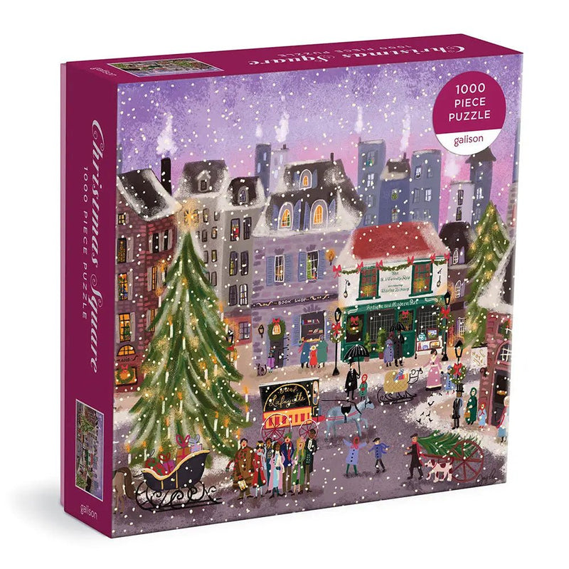 Joy Laforme Christmas Square 1000 Piece Puzzle - Needle and Grain