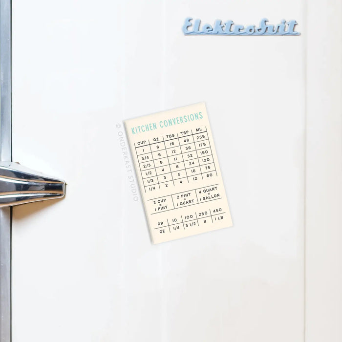 Kitchen Conversions Rectangle Magnet