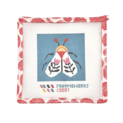 Learn to Needlepoint: Blue Moth Beginner Needlepoint Class • October 1 from 6-9 - Needle and Grain