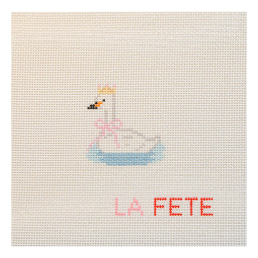Learn to Needlepoint: Party Swan Beginner Needlepoint Class • October 29 from 6-9 - Needle and Grain