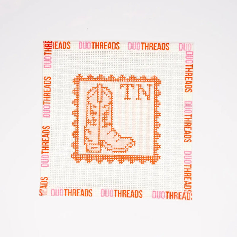 Learn to Needlepoint: TN Postage Stamp Beginner Needlepoint Class • August 27 from 6-9 - Needle and Grain