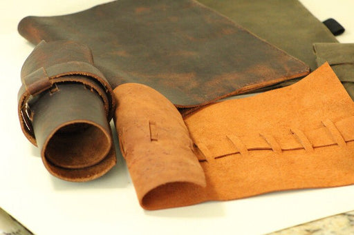 Leather Utility Roll - Needle and Grain