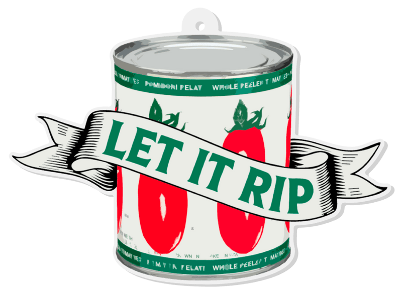 Let It Rip Sticker - Needle and Grain