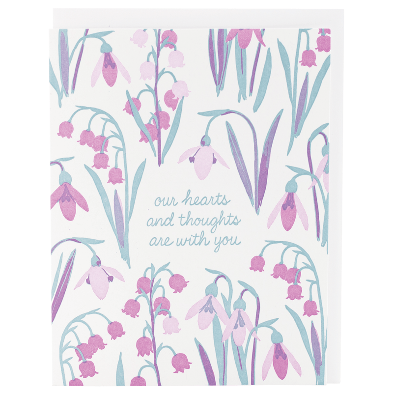Lily of the Valley Sympathy Card - Needle and Grain