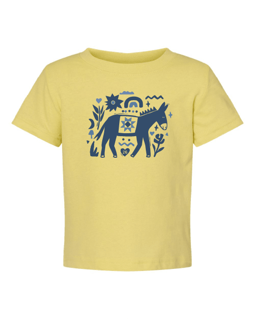 Linocut Mule Tee - Preorder Special - Needle and Grain