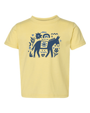 Linocut Mule Tee - Preorder Special - Needle and Grain