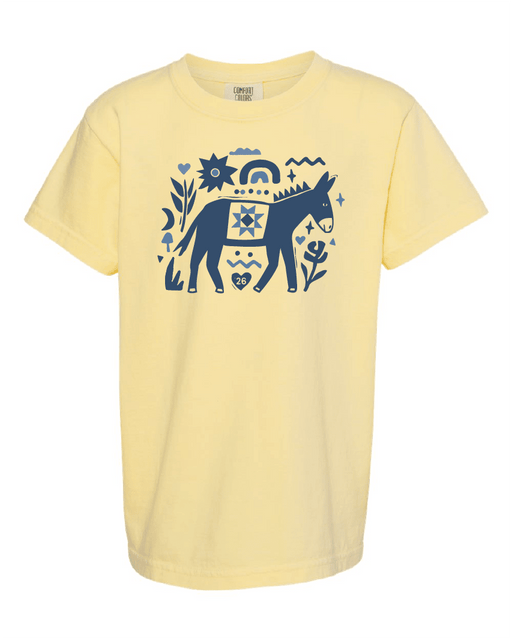 Linocut Mule Tee - Preorder Special - Needle and Grain