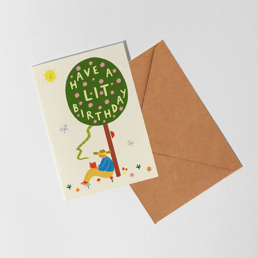 Lit Birthday Card - Needle and Grain