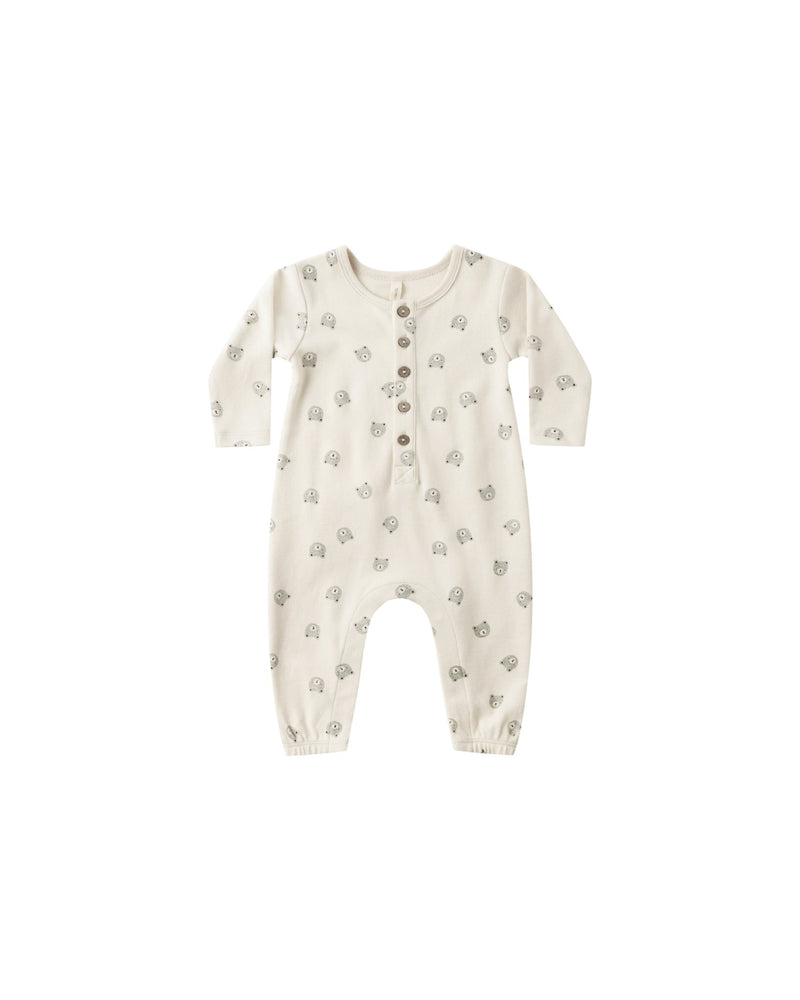Long Sleeve Jumpsuit with Bears - Needle and Grain