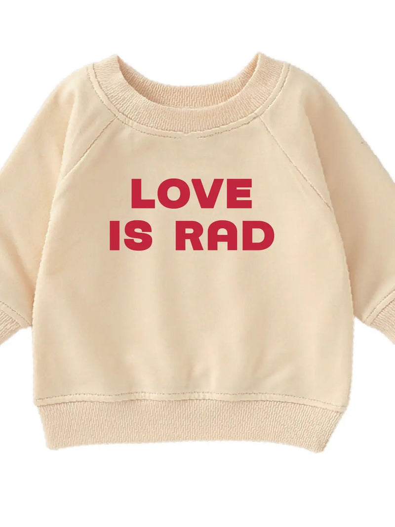 Love Is Rad Crewneck - Needle and Grain