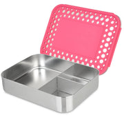 LunchBots Large Bento Trio - Pink Dots - Needle and Grain