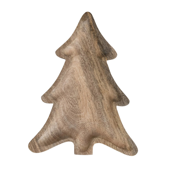 Mango Wood Christmas Tree Tray