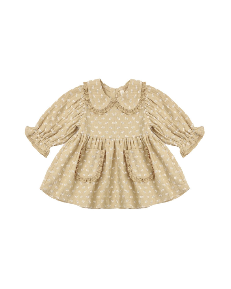 Marisol Dress in Butterscotch Floral - Needle and Grain