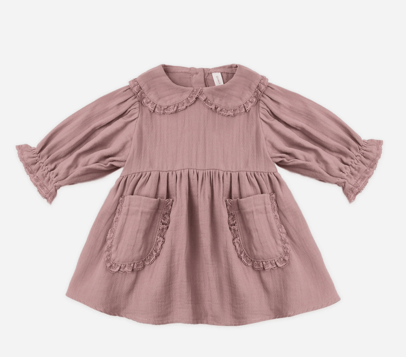 Marisol Dress in Mulberry - Needle and Grain