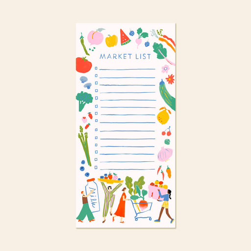 Market Party Market Pad – Grocery List Notepad | Fridge Pad - Needle and Grain