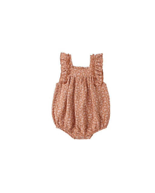 Maya Romper in Poppy Floral - Needle and Grain