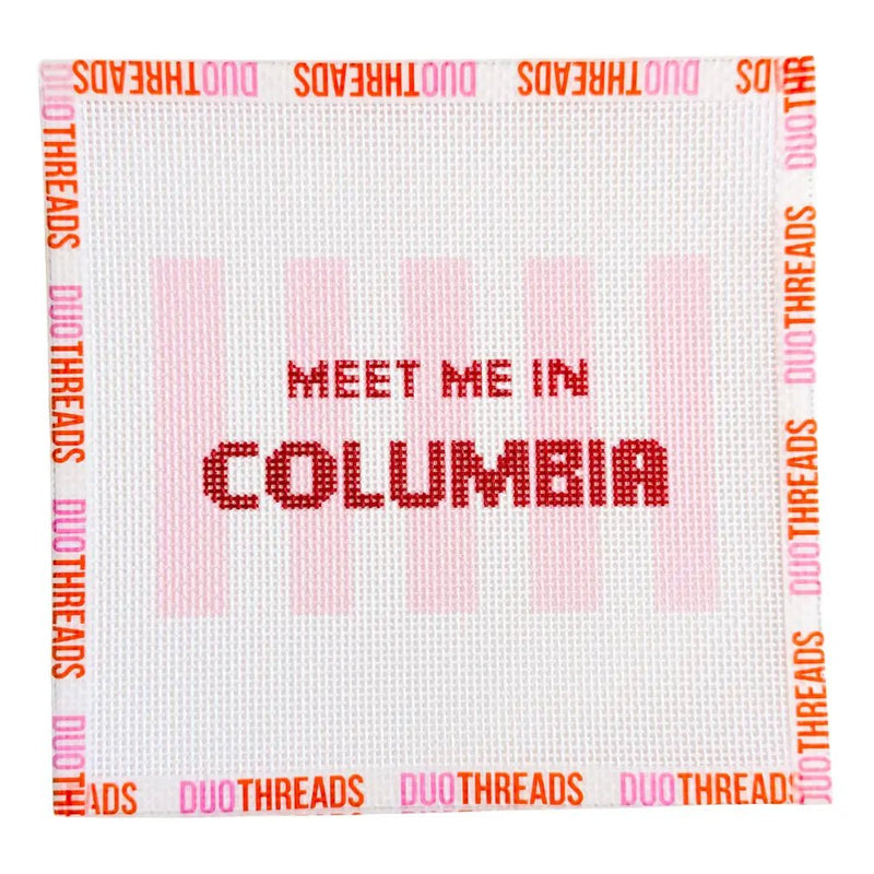 Meet Me in Columbia Needlepoint Canvas - Needle and Grain