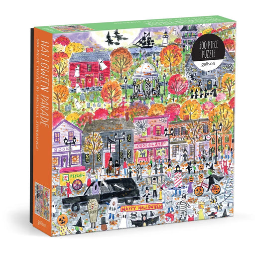 Michael Storrings Halloween Parade 500 Piece Puzzle - Needle and Grain