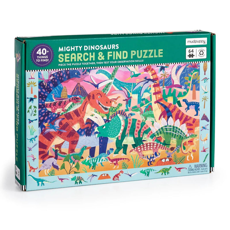 Mighty Dinosaurs Search and Find Puzzle - Needle and Grain