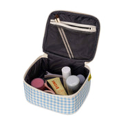 Mini Zip Cube - Gingham Sky - Needle and Grain