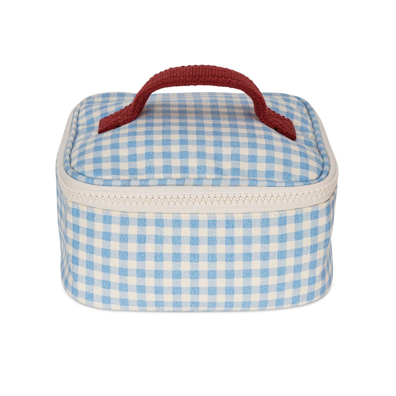 Mini Zip Cube - Gingham Sky - Needle and Grain