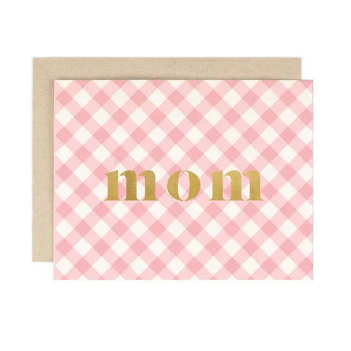 Mom - Gingham Check Card - Needle and Grain