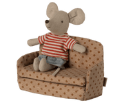 Mouse Sofa Bed in Dots - Needle and Grain