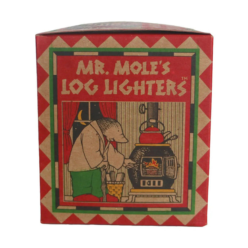 Mr. Mole's Log Lighters, Fire Starters For Fireplaces - Needle and Grain