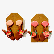 Mule Polymer Clay Earrings - Needle and Grain