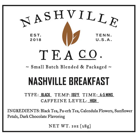 Nashville Breakfast Loose Leaf Tea - Needle and Grain