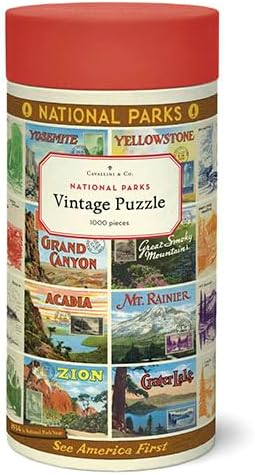 National Parks Vintage Puzzle - Needle and Grain