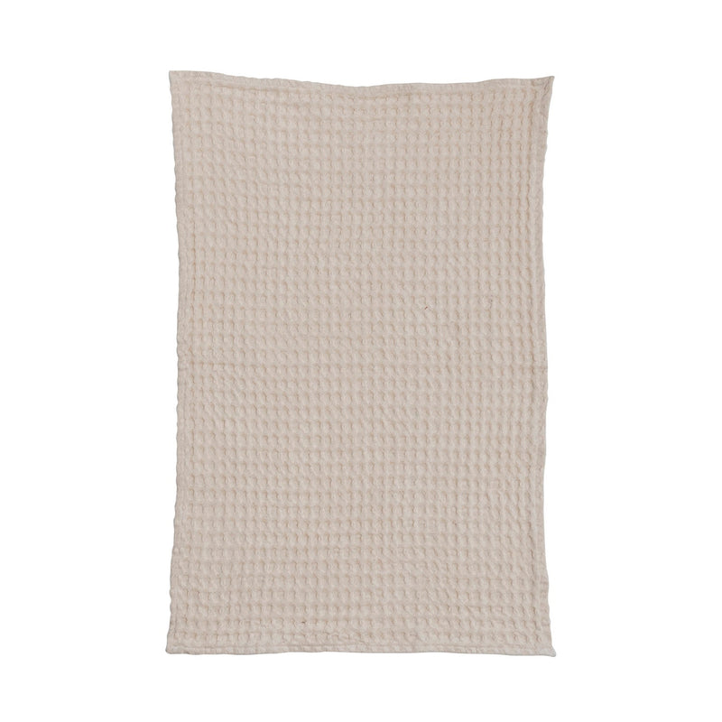 Natural Waffle Weave Tea Towel - Needle and Grain