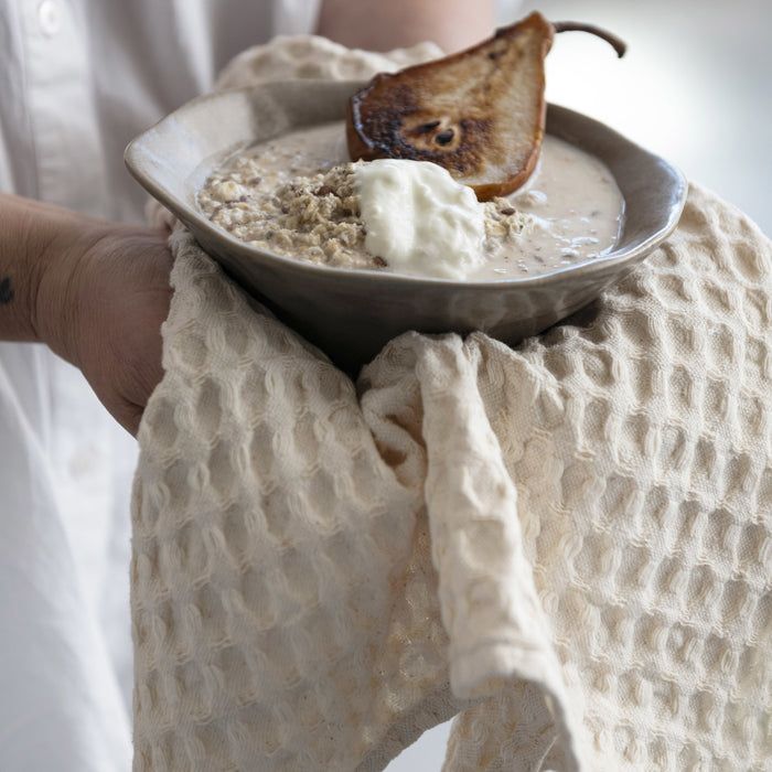 Natural Waffle Weave Tea Towel