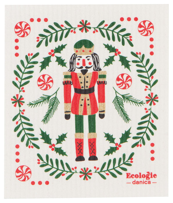 Swedish Dishcloth - Nutcracker