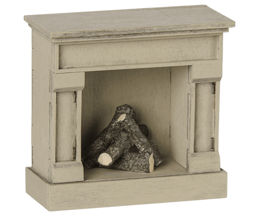 Off-White Fireplace - Mouse - Needle and Grain