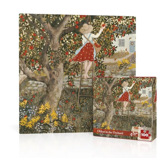 Oldest in the Orchard Mini - 100 Piece Mini Puzzle - Needle and Grain