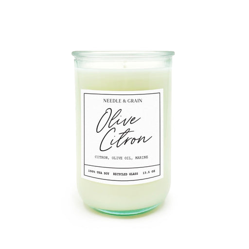 Olive and Citron Candle - Needle and Grain