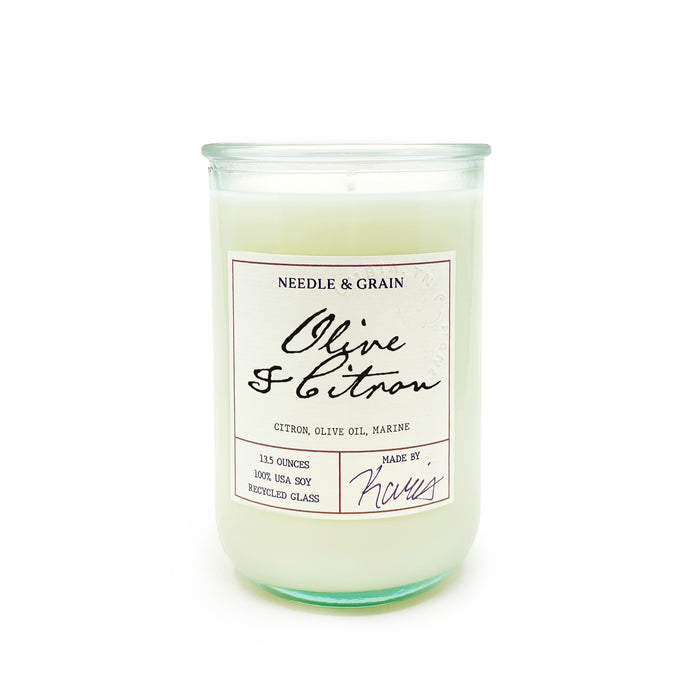 Olive and Citron Candle