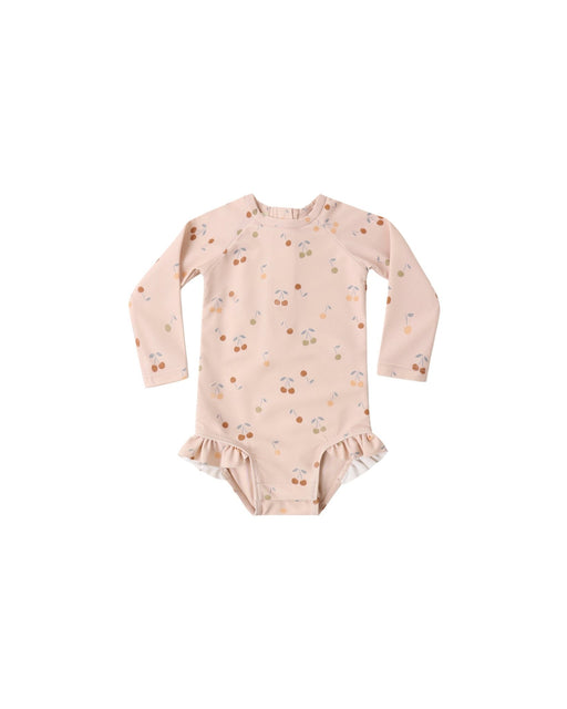Olivia Rashguard One - Piece in Cherries - Needle and Grain