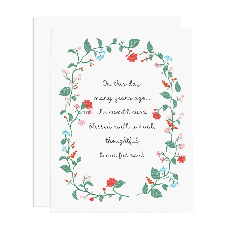 On This Day Greeting Card - Needle and Grain