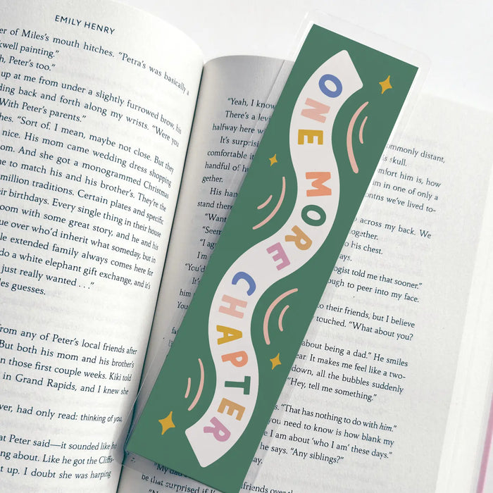 One More Chapter Laminated Bookmark
