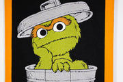 Oscar the Grouch Camp Flag • Sesame Street x Oxford Pennant - Needle and Grain