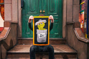 Oscar the Grouch Camp Flag • Sesame Street x Oxford Pennant - Needle and Grain