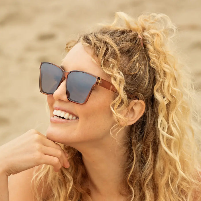 Palma - Crystal Mocha / Gradient Brown Light Mirror Polarized Lens