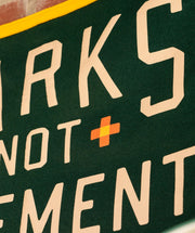 Parks Not Pavement Camp Flag - Needle and Grain