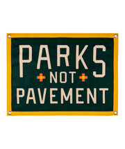 Parks Not Pavement Camp Flag - Needle and Grain